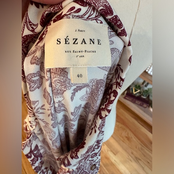 NWOT Sezane Letizia Dress Sz40 - Picture 10 of 13